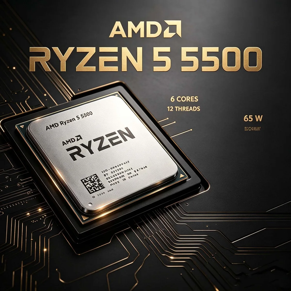 Amd Cpu Ryzen 5 - Processador AMD Ryzen 5 5500 CPU