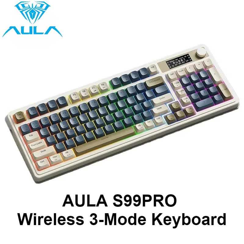 Gaming Keyboard That Is Quiet - Teclado Gamer AULA S99 Pro Tri-Mode