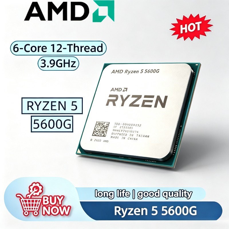 Amd Cpu Ryzen 5 - Processador AMD Ryzen 5 R5 5600G
