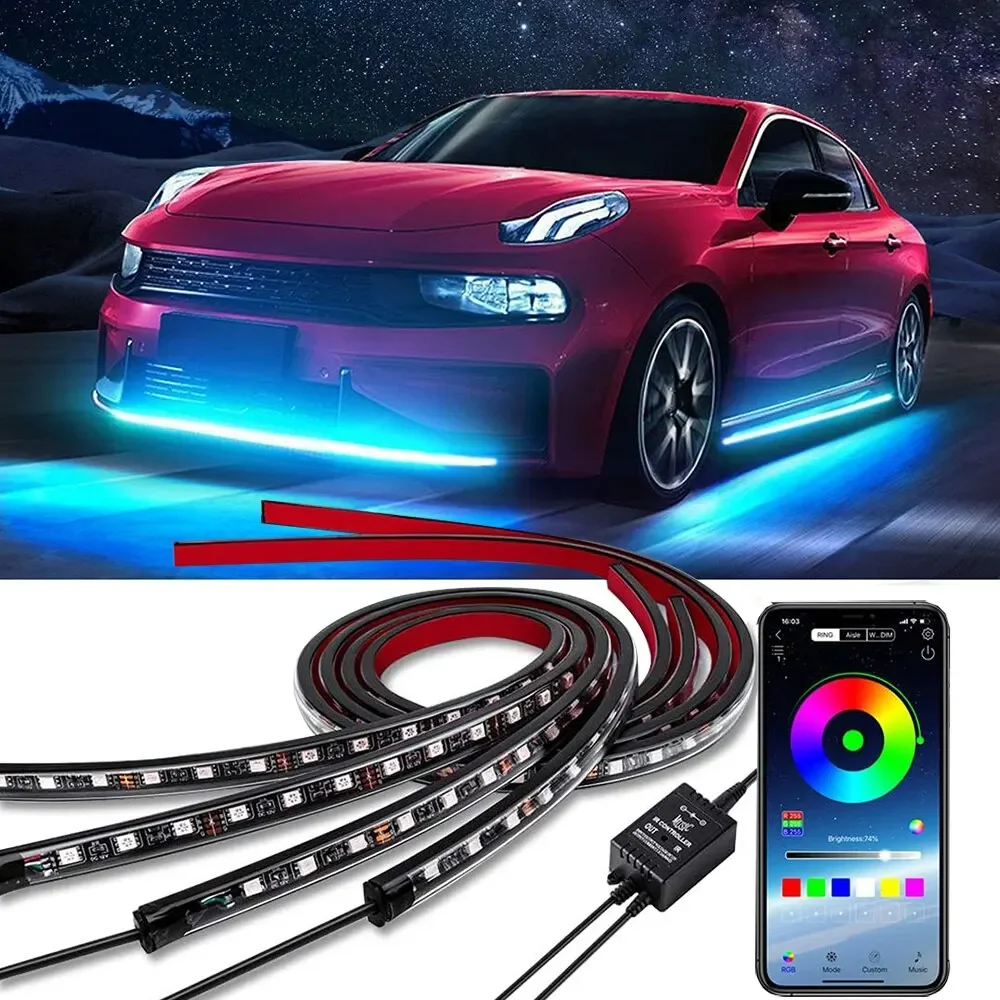 Rgb Underglow Strip - Neon led rgb carro underglow luz