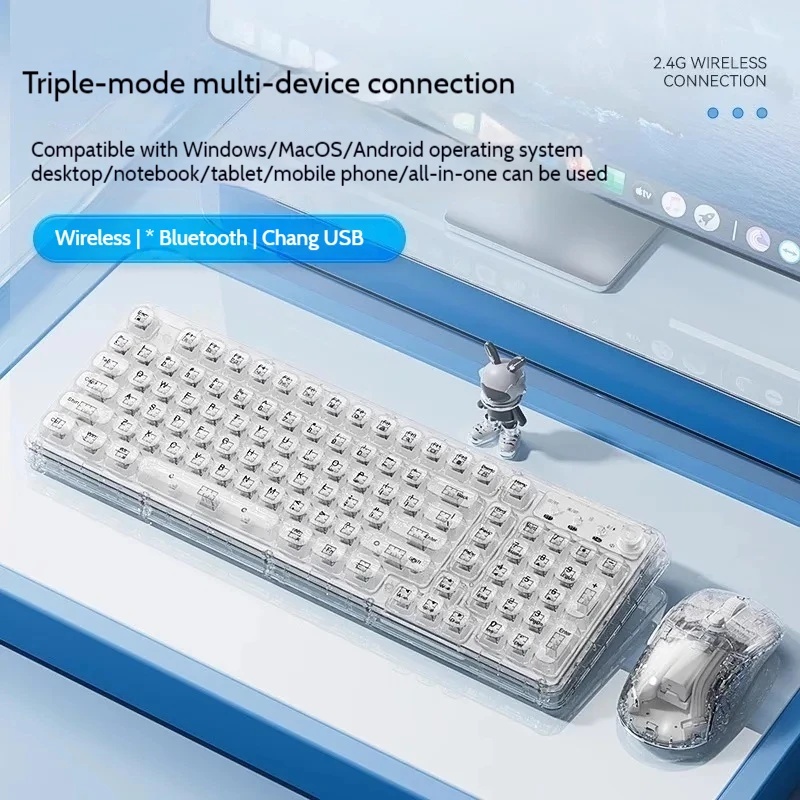 Keyboard Gaming Mac - Conjunto de Teclado e Mouse Bluetooth