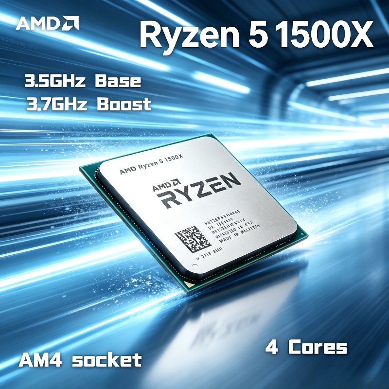 Amd Cpu Ryzen 5 - Processador CPU 4 núcleos 8 threads