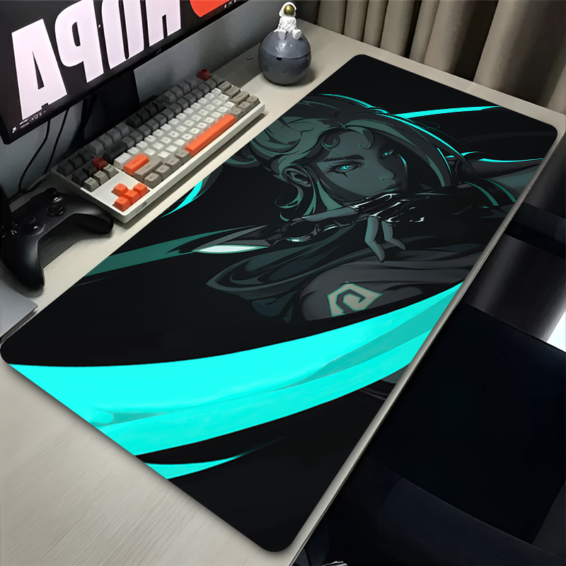 Gaming Keyboard Easy To Clean - Mouse Pad Grande para Jogos Valorant