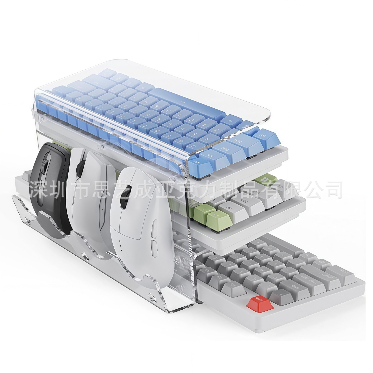 Keyboard Gaming Transparent - Novo Suporte de Teclado de Acrílico