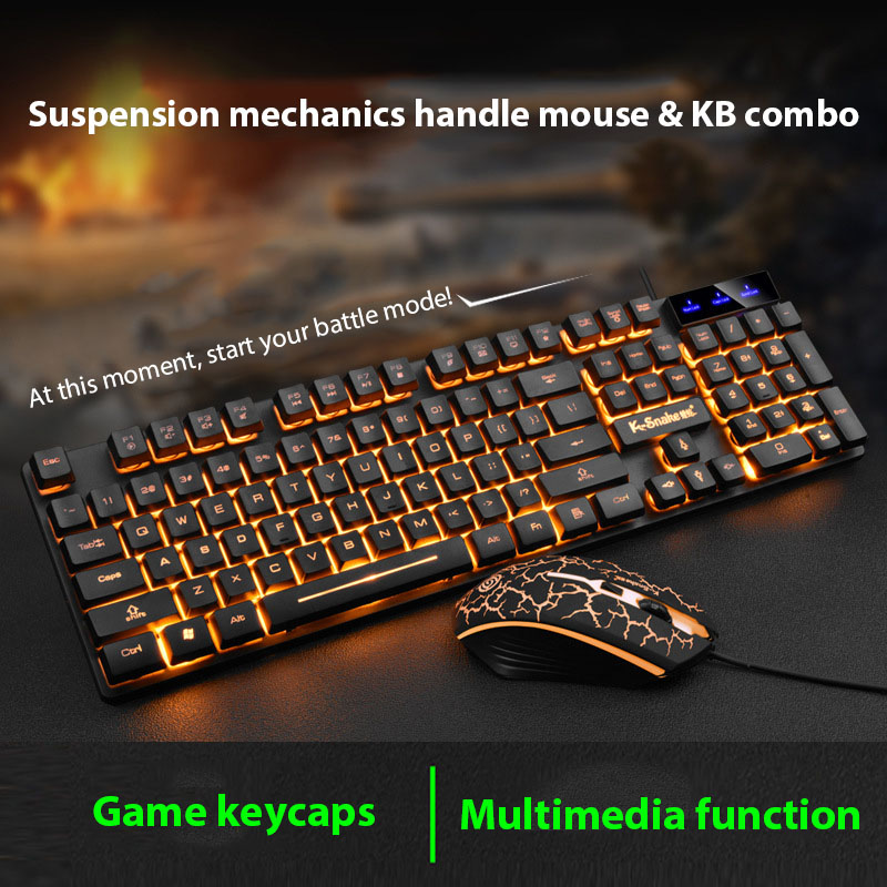 Conjunto de teclado e mouse KM - Gaming Keyboard Mouse And Headset Combo avaliação e preço
