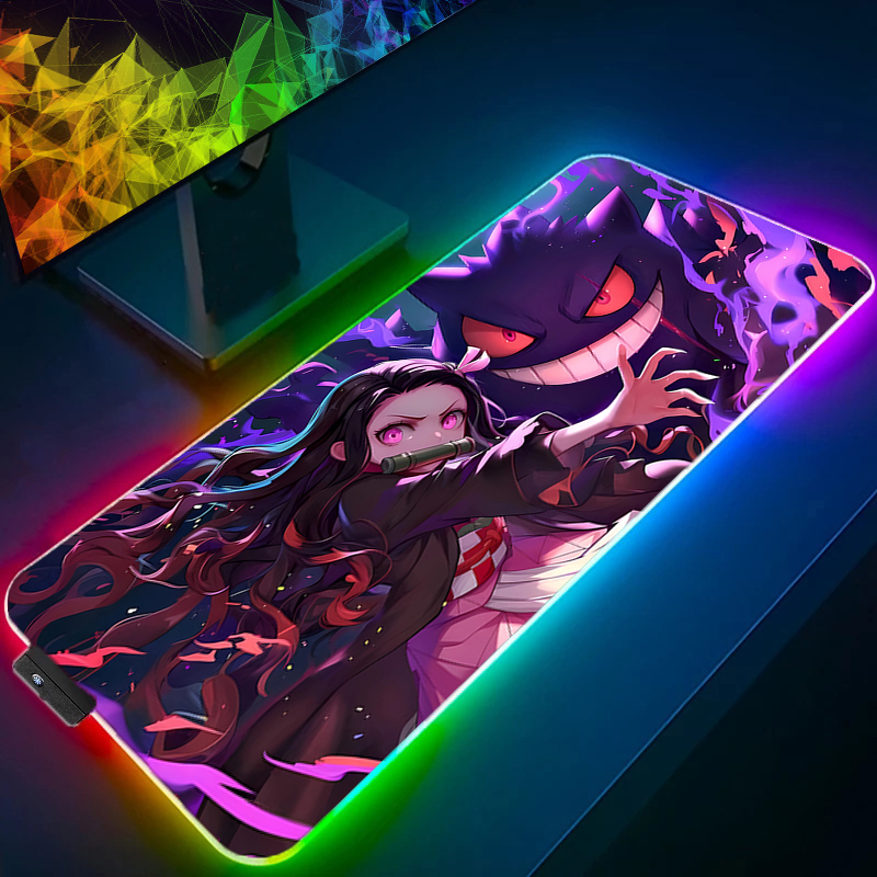 Rgb grande mouse pad tapetes d - Gaming Keyboard Top avaliação e preço