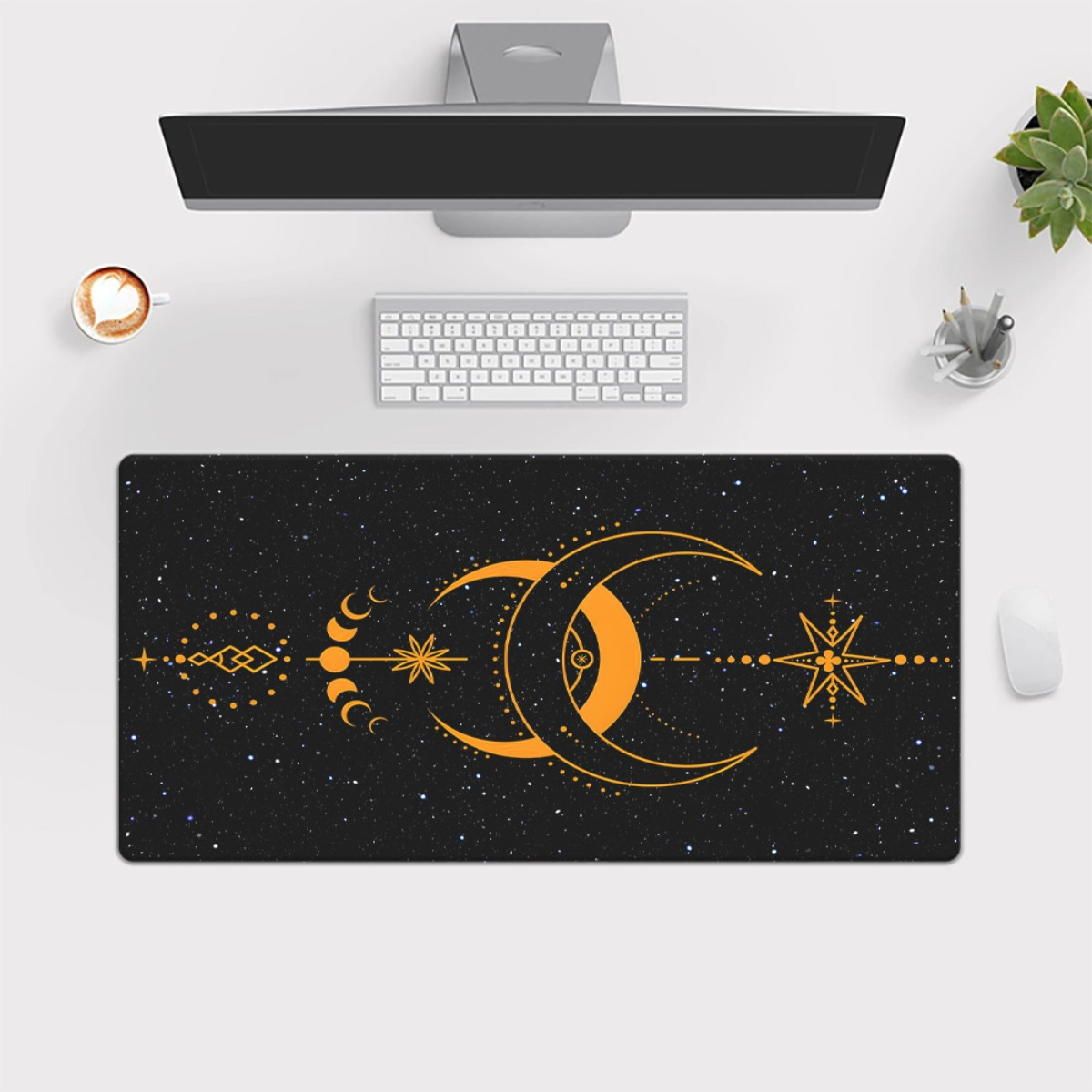 Mousepad HD Impresso Moon Blac - Gaming Keyboard Brand avaliação e preço
