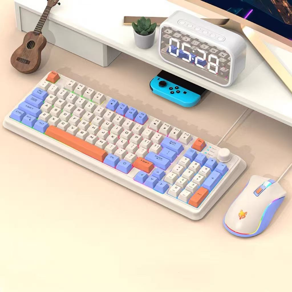 Conjunto de Teclado e Mouse US - Gaming Keyboard Mouse Set avaliação e preço