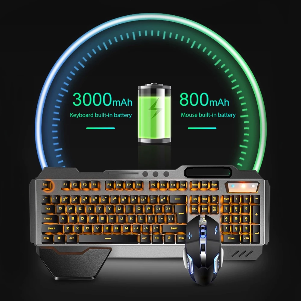 K680 Teclado e Mouse Sem Fio R - Gaming Keyboard Mouse And Headset Combo avaliação e preço