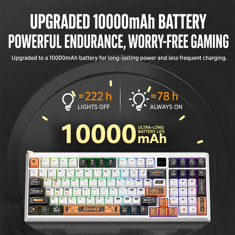 Teclado Mecânico Sem Fio Langt - Gaming Keyboard No Noise avaliação e preço