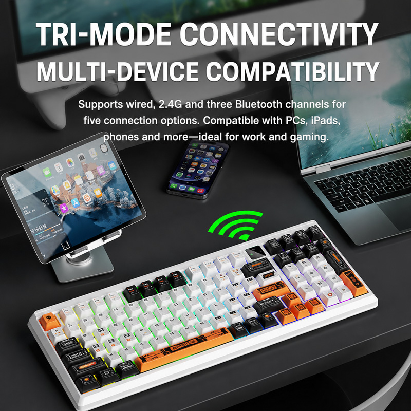 Teclado Mecânico Sem Fio Langt - Gaming Keyboard No Noise avaliação e preço