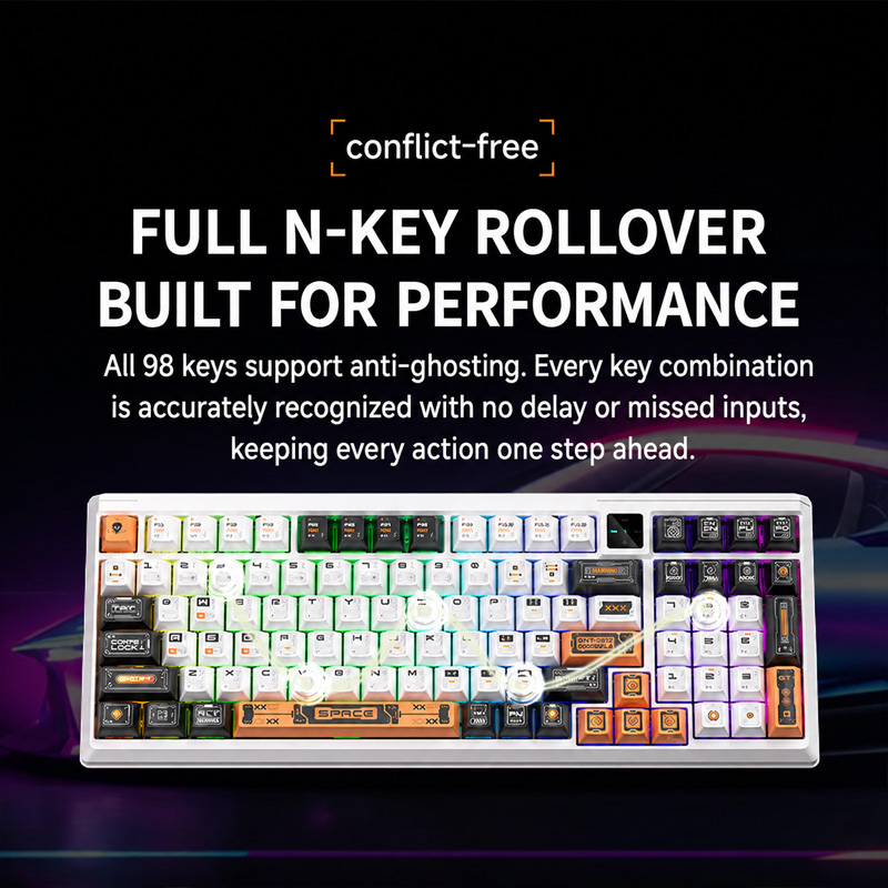 Teclado Mecânico Sem Fio Langt - Gaming Keyboard No Noise avaliação e preço