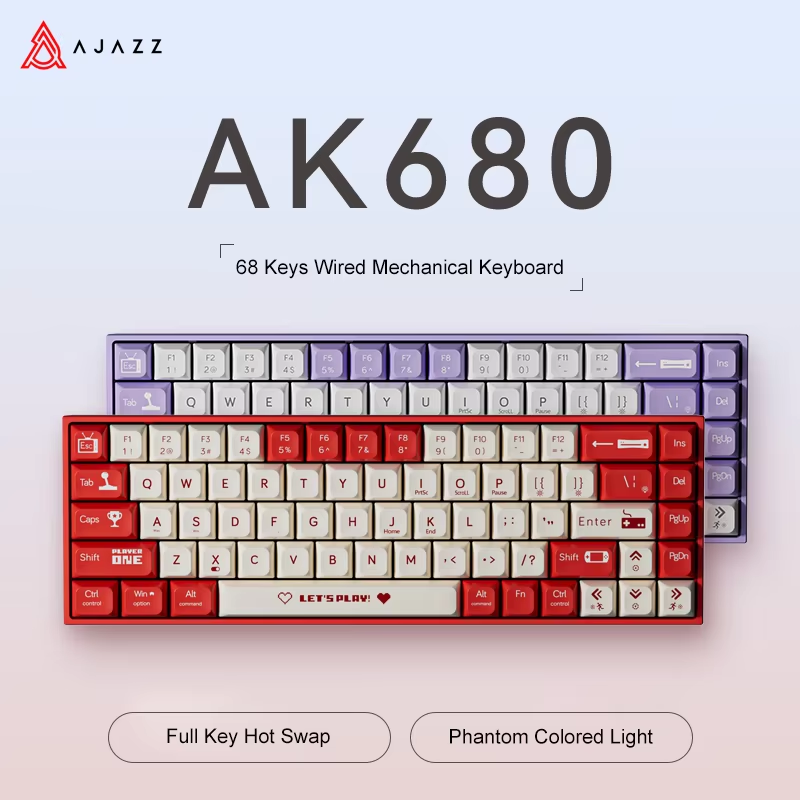 Teclado Mecânico Gamer AJAZZ A - Gaming Keyboard Thocky avaliação e preço