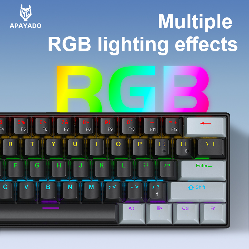 APAYADO K61 Mini teclado mecân - Keyboard Gaming Mac avaliação e preço
