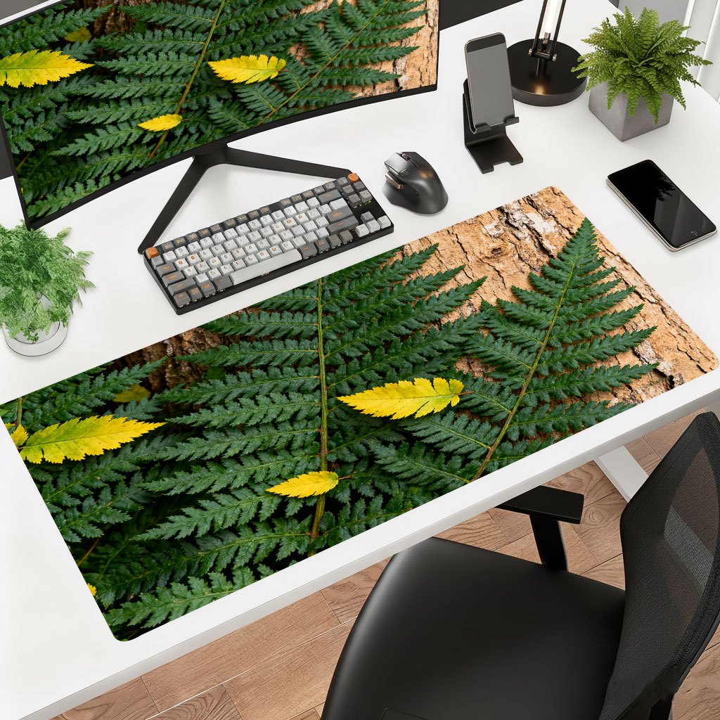 Mouse Pad com Design de Folha, - Gaming Keyboard Brand avaliação e preço
