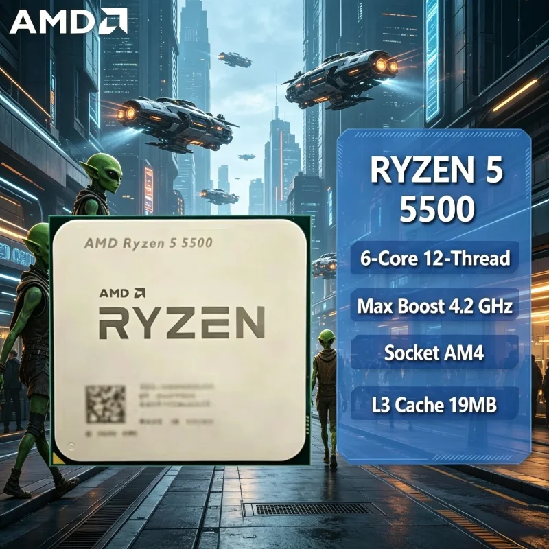 CPU AMD Ryzen 5 5500 Econômico - Amd Cpu Ryzen 5 avaliação e preço
