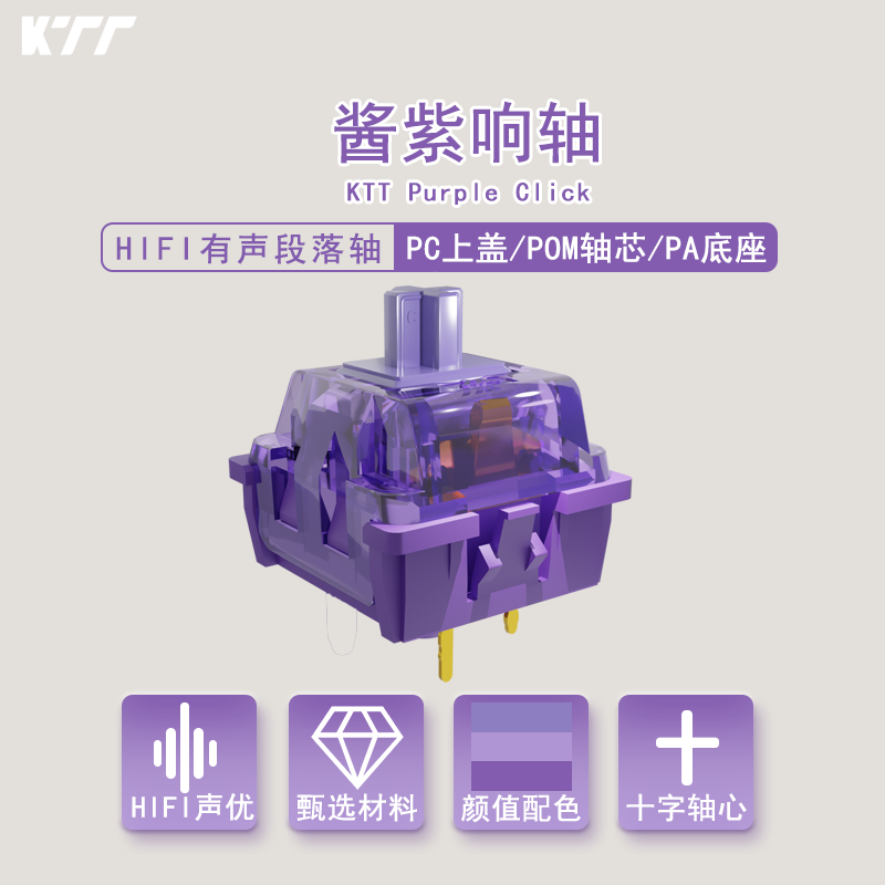 KTT Purple Click Switch 40g Pr - Keyboard Lube Kit avaliação e preço