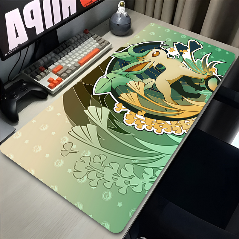 Mouse Pad Gamer P-pokemon Leaf - Gaming Keyboard Easy To Clean avaliação e preço