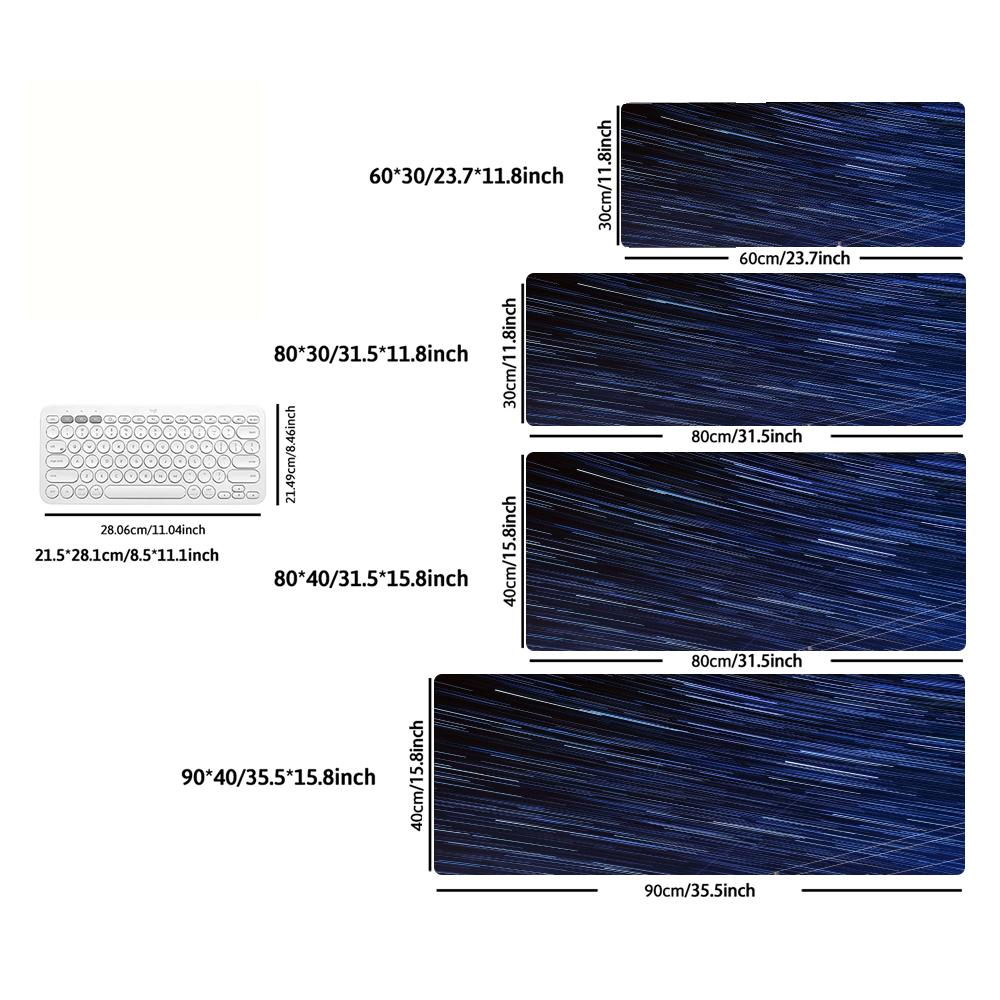 Mousepad Grande Azul com Estre - Gaming Keyboard Blue avaliação e preço
