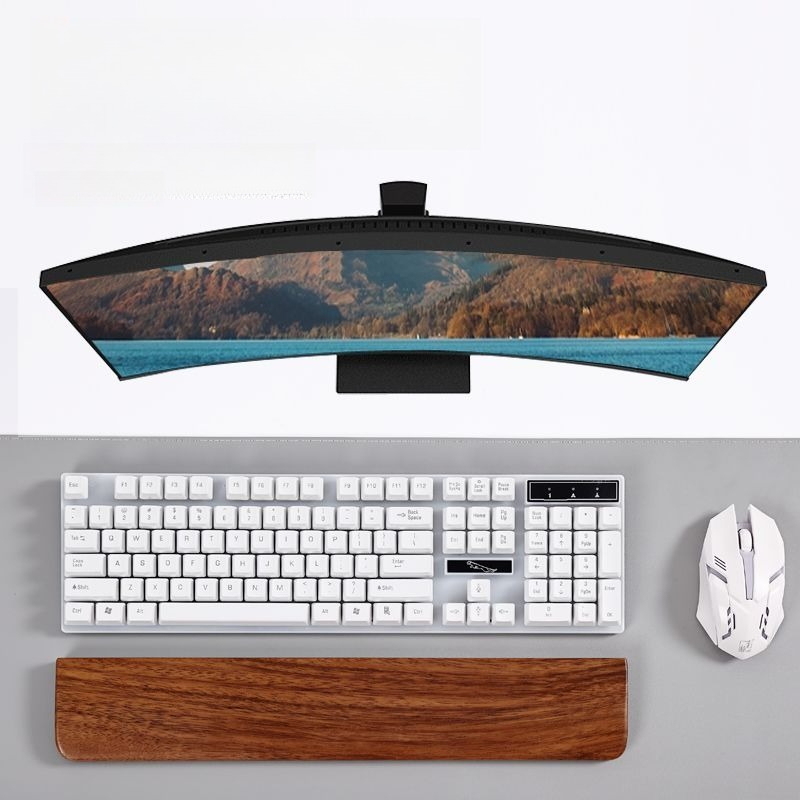Teclado de madeira maciça desc - Gaming Keyboard Ergo avaliação e preço