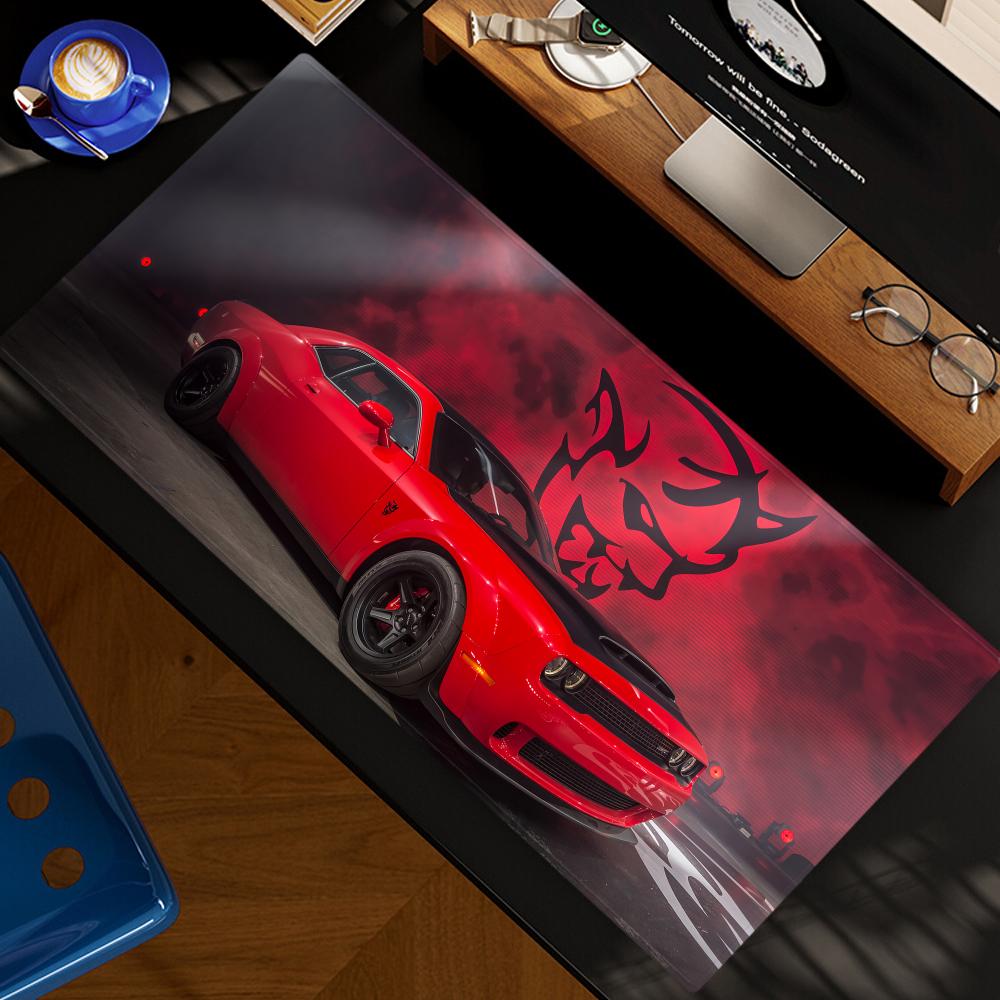 D-dodges carro legal mouse pad - Gaming Keyboard Higround avaliação e preço