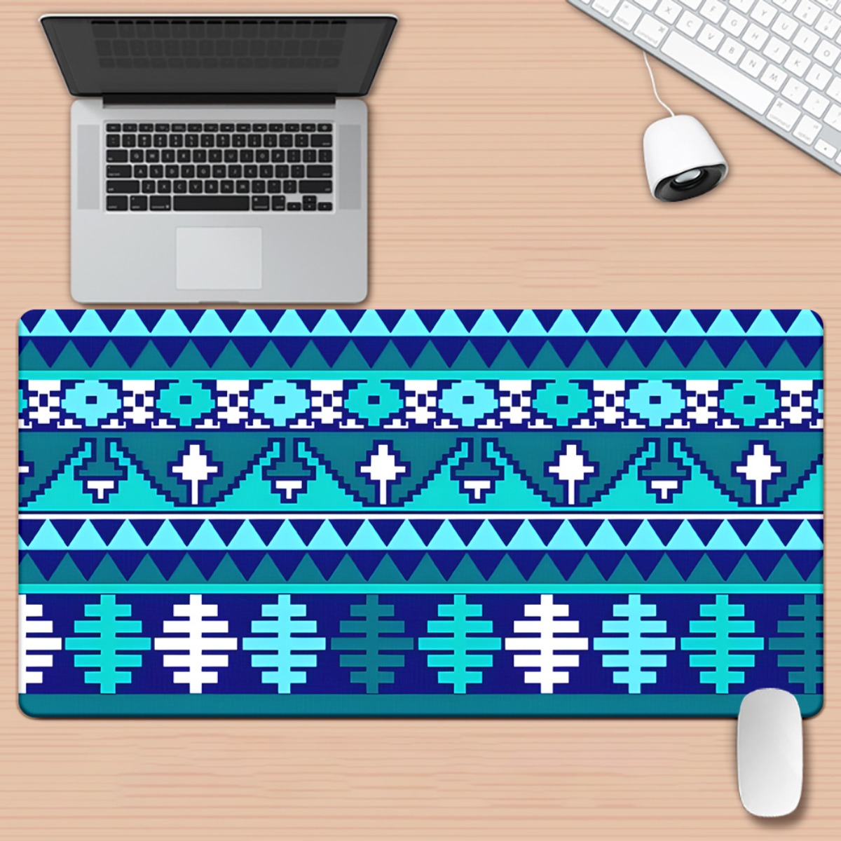 Mousepad Tribal Blue HD Impres - Gaming Keyboard Brand avaliação e preço