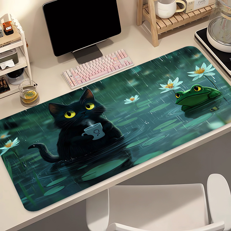 Kawaii gato preto silicone mac - Gaming Keyboard Tactile avaliação e preço