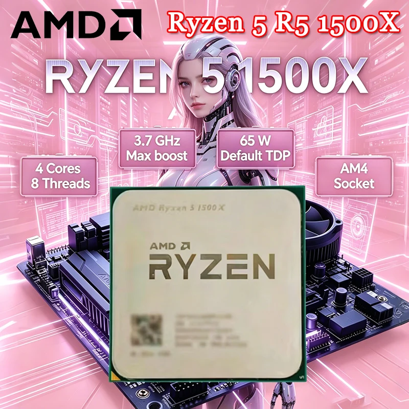 Processador AMD Ryzen 5 1500X, - Amd Cpu Ryzen 5 avaliação e preço