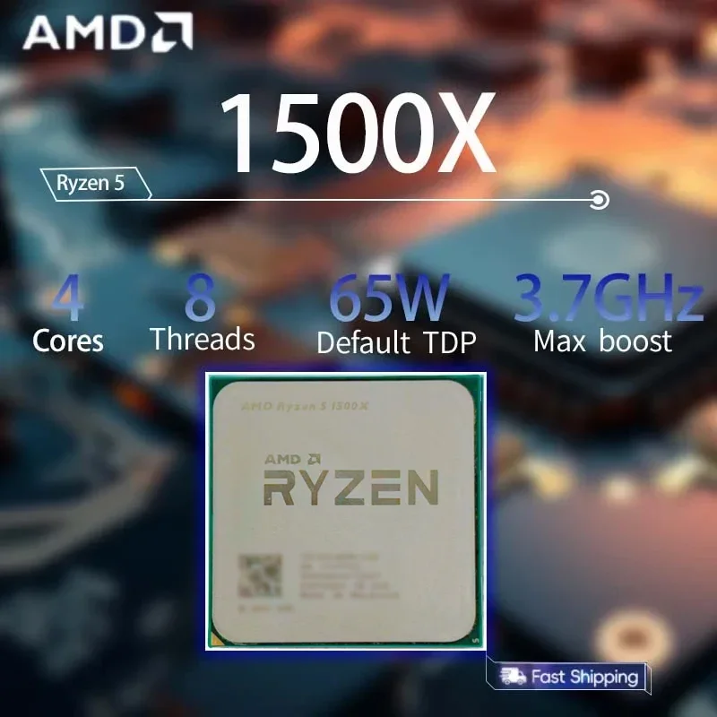 Processador AMD Ryzen 5 1500X, - Amd Cpu Ryzen 5 avaliação e preço