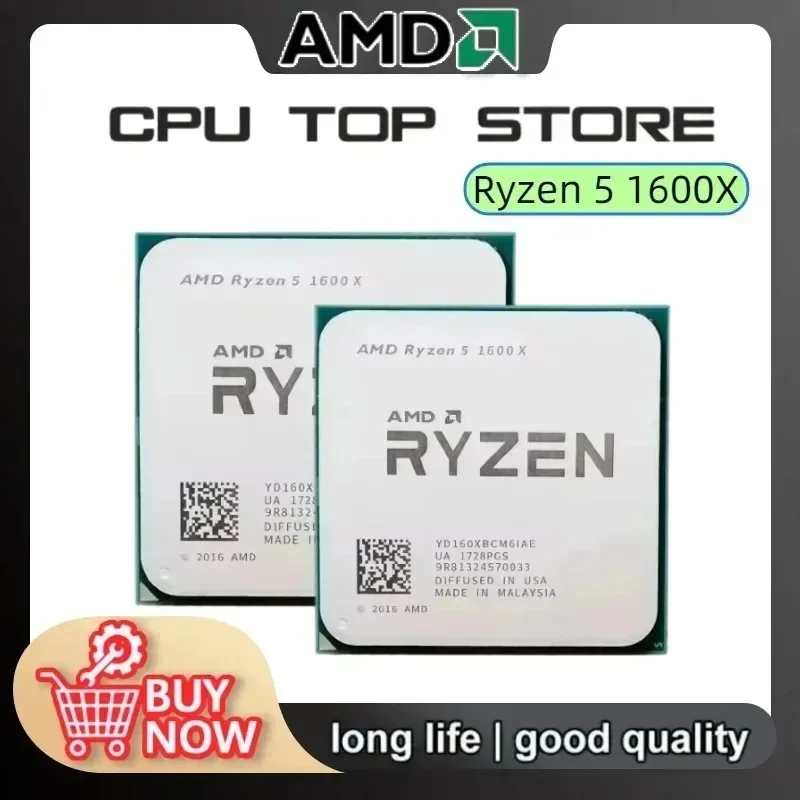 AMD Ryzen 5 1600X Original e N - Amd Cpu Ryzen 5 avaliação e preço
