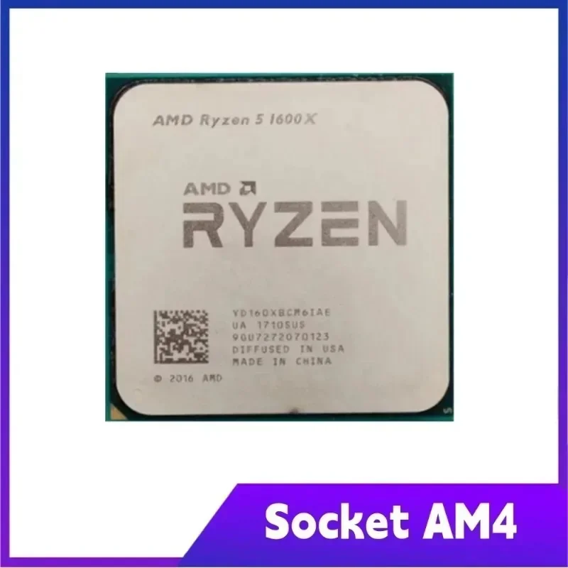 AMD Ryzen 5 1600X Original e N - Amd Cpu Ryzen 5 avaliação e preço